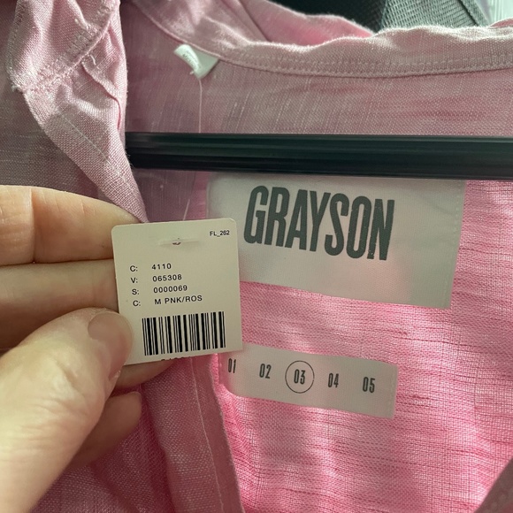 Grayson Threads Pink Linen Shirt - Picture 2 of 2
